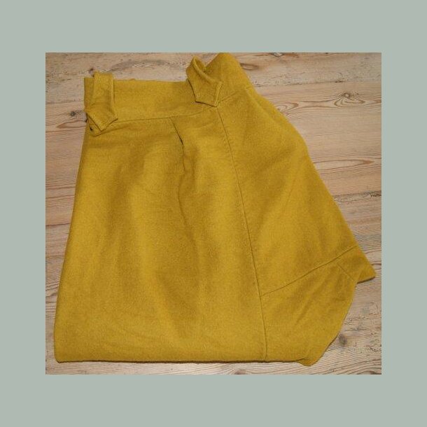 Maskinsyede Thorsbjerg bukser i gul uld